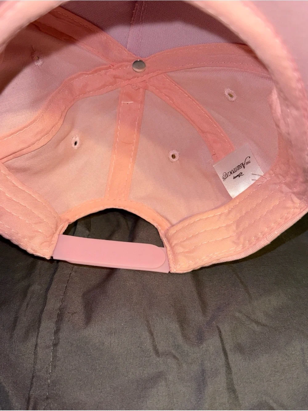 Disney Pink Aristocratic Cat Marie Hat with Embroidered White Kitten